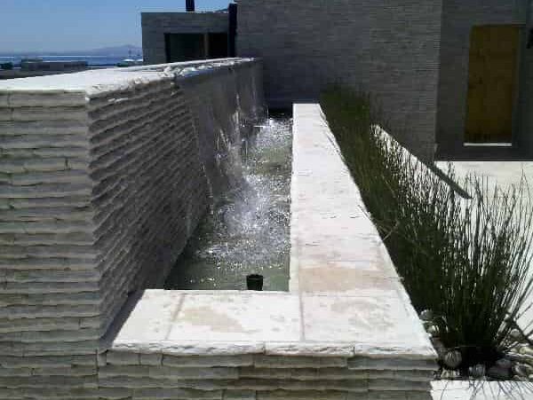 Outdoor Water Features Grant Thornton rimflow water feature - CBD