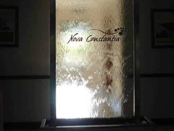 Indoor Water Features Prefab glass water feature for Guest house - Constantia